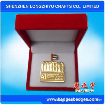 UAE National Day Gold Pin Badge (LZY-00012798)